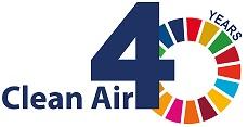 Clean Air 40 Years logo