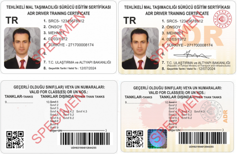 ADR Certificate - Türkiye