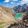 A lake in the mountains of Kyrgyzstan