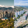 Almaty left Podgorica right cities 