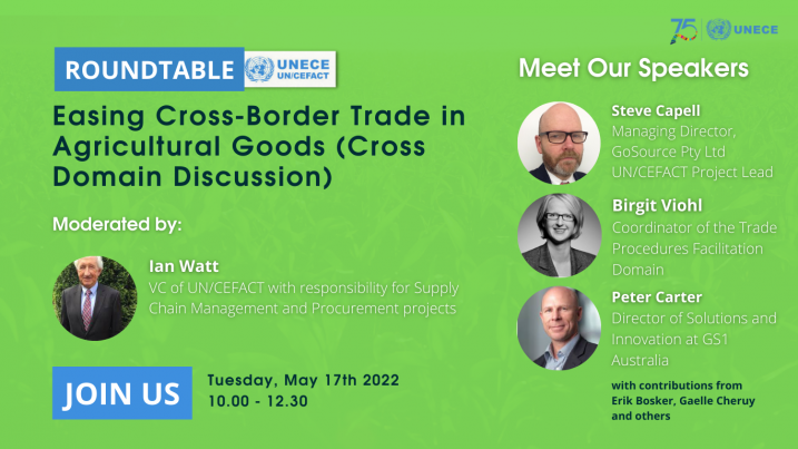 38th UN/CEFACT Forum: Easing Cross-Border Trade in Agricultural Goods