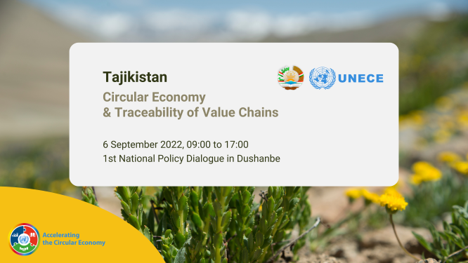Card - national policy dialogue - circular economy - Tajikistan 