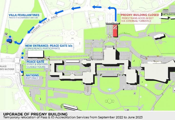 Map access during palais renovation 1