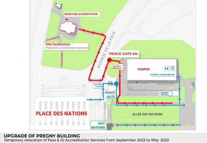 Map access during palais renovation 2