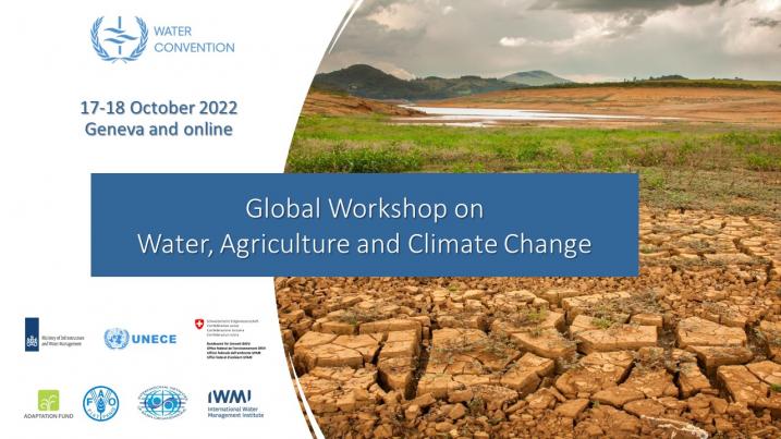  The Global Workshop on Water, Agriculture and Climate Change (17-18 October)