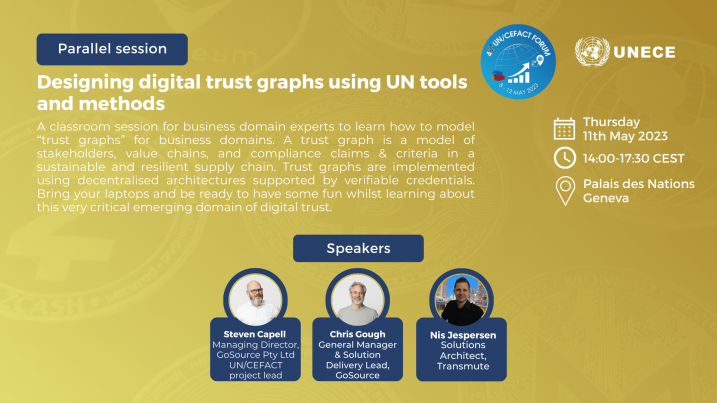 40th UN/CEFACT Forum: Designing Digital Trust Graphs Using UN Tools and Methods