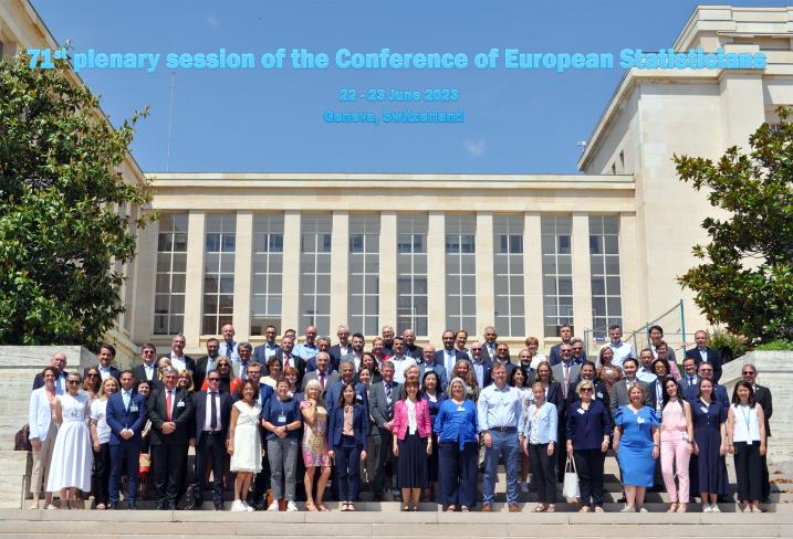 Group photo of CES 71st plenary session - June 2023