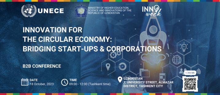 UNECE B2B conference “Innovation for the Circular Economy: Bridging Start-Ups and Corporations”