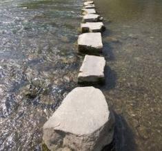 stepping stones