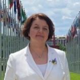 H.E. Mrs. Yevhenia Filipenko, Permanent Representative of Ukraine to the UN