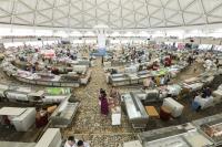 Interior of Chorsu Bazaar, in Tashkent, Uzbekistan.