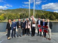 Group of UNECE personnel posing