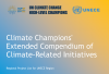 Climate Champions' Expanded Compendium of Climate Related Initiatives