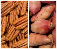 Pecans and sweet potatoes