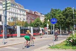 cycling in Vienna