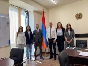 Picture with Deputy Minister of High Tech Industry of Armenia